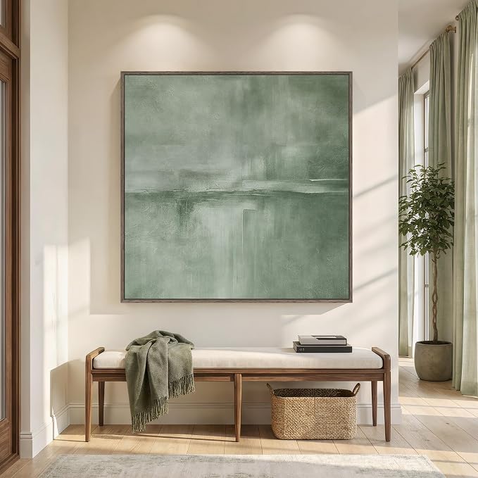 Extra Large Framed Black Abstract Wall Art - Image 3