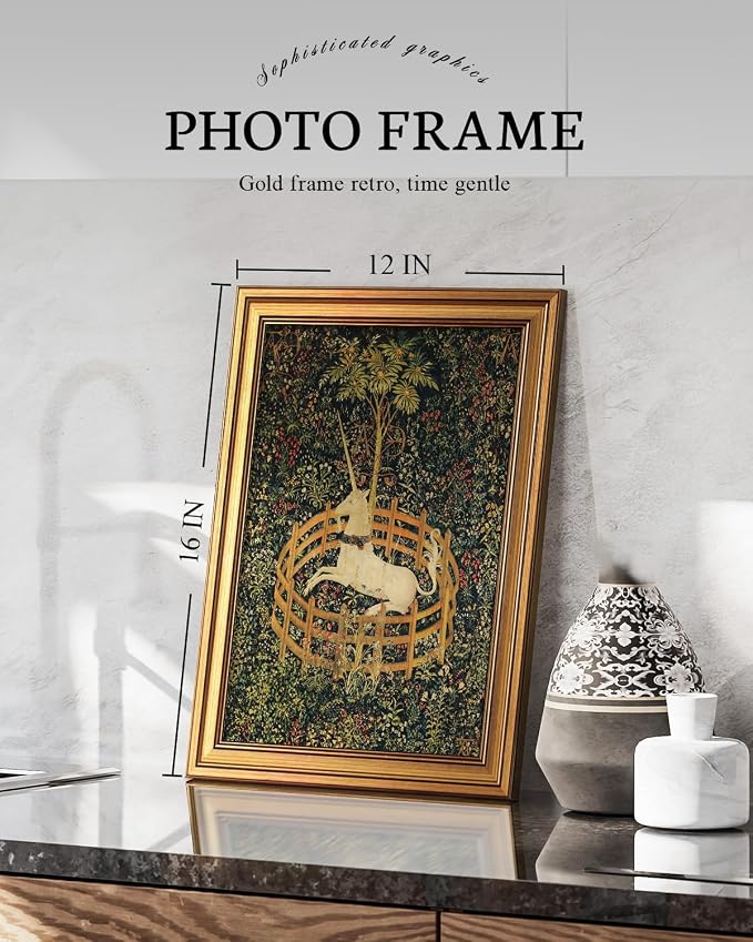 VIYYIEA Vintage Gold Framed Wall Art - Image 2