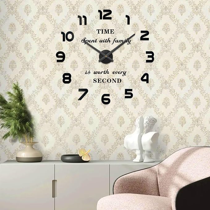 VANGOLD Large Wall Clocks for Living Room Decor, Decorative Wall Clocks Battery - Image 7