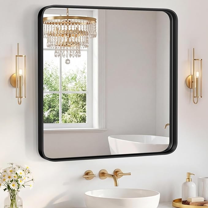 NEWBULIG 36X36 Inch Bathroom Mirror by NEWBULIG
