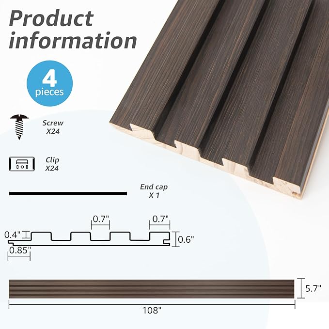 Art3d Slat Wood Wall Paneling for Interior and Ceiling Decoration - Image 3