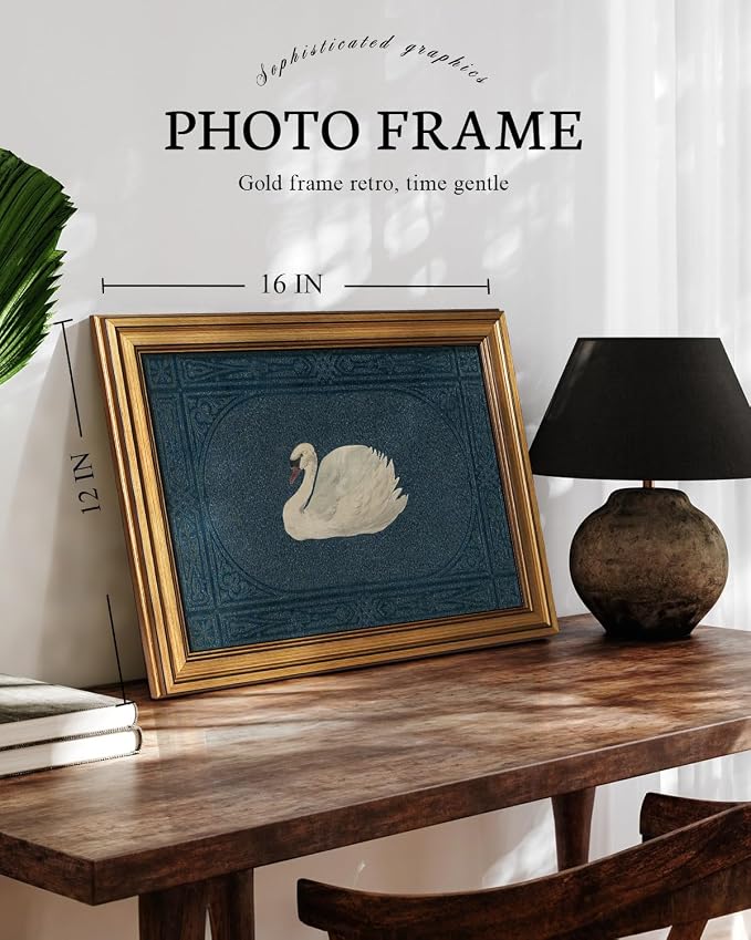 VIYYIEA Vintage Gold Framed Wall Art - Image 2