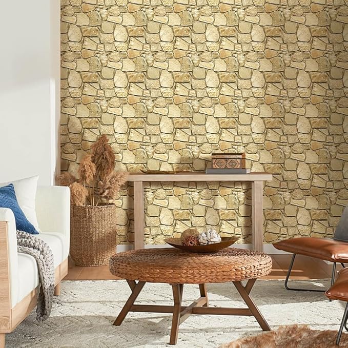 Commomy Peel and Stick Stone Wall Panels - Image 2