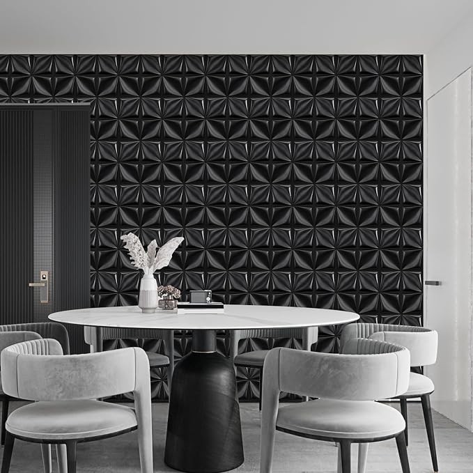 Heikki 30 Pack 3D Wall Panel for Interior Wall Décor, PVC Flower Textured Wall - Image 7