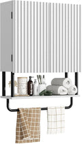 RUSTOWN Fluted Bathroom Wall Cabinet by RUSTOWN