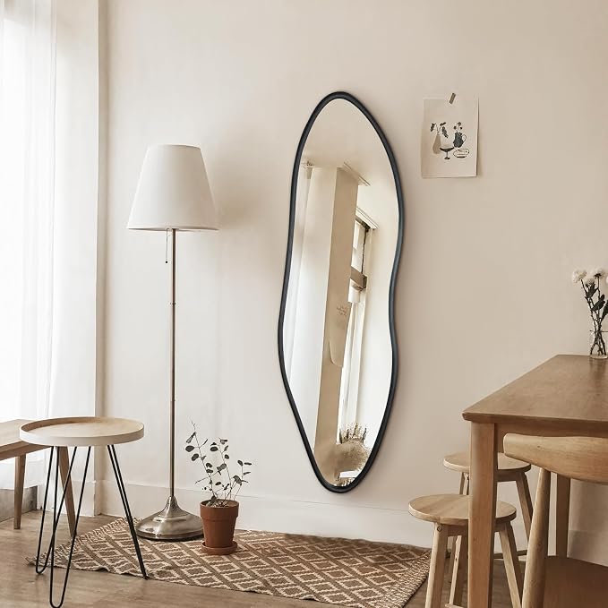 Irregular Full Length Mirror, Large Asymmetrical Wall Mirrors - Image 3