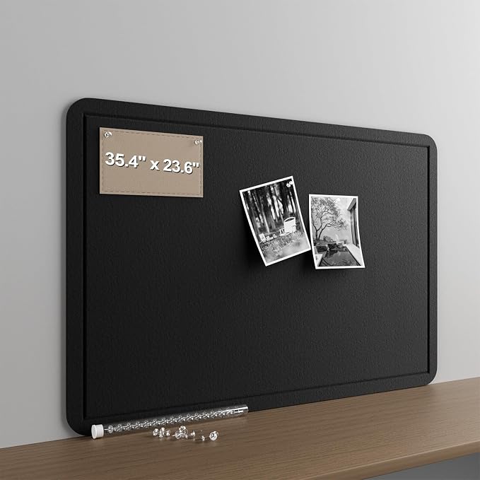 Large Felt Bulletin Board for Wall, Soft Felt Cork Board for Office, Home - Image 8