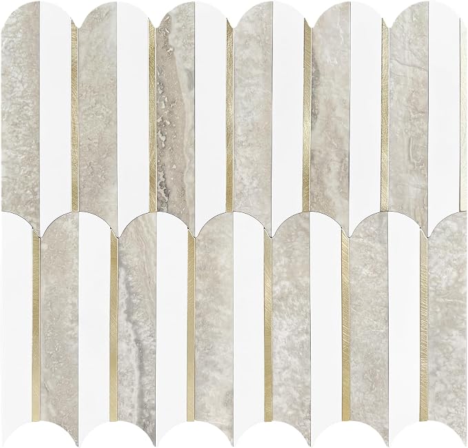 Vamos Tile Peel and Stick Backsplash Seamless Tile, 1-Sheet Stick on Backsplash by VamosTile