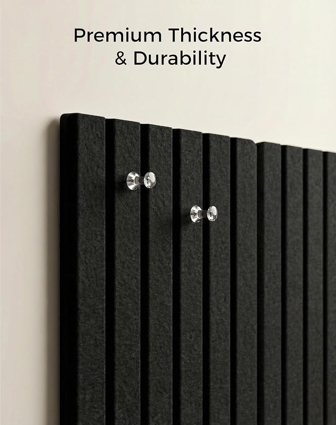 Aothia 12-Pack Felt Bulletin Board Tiles 48"x36", Modular Pin Board - Image 3
