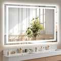Hivone 48X40 LED Bathroom Mirror by Hivone