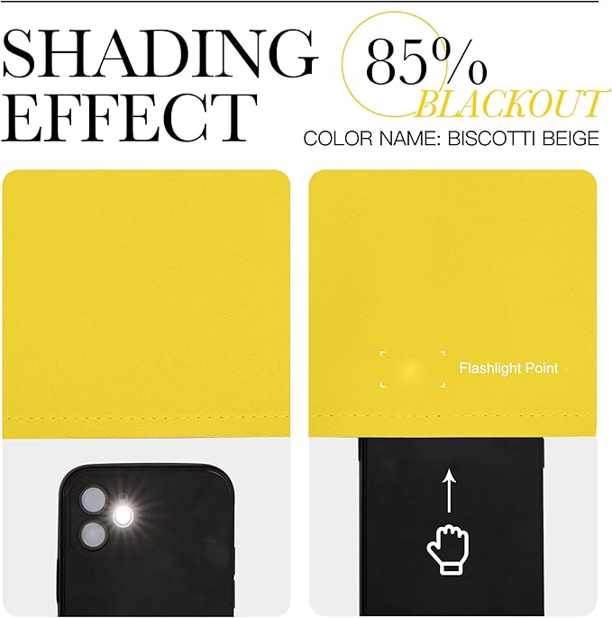 NICETOWN Bright Yellow Room Darkening Curtains - Image 5