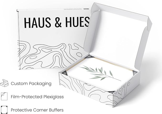HAUS AND HUES Green Plant Art Print Set of 4-16x20 - Image 4