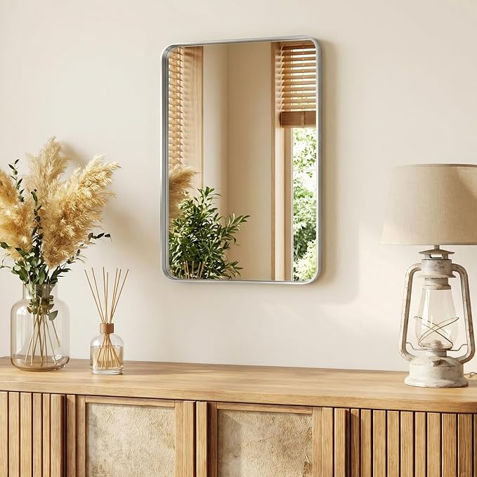 NEWBULIG 20X28 Inch Bathroom Mirror - Image 7