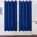 LEMOMO Blackout Curtains 52 x 72 inch/Royal Blue Curtains Set of 2 by Lemomo