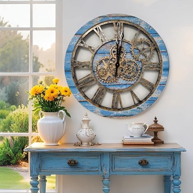 ImprovingLife The Gears Clock The Original Real Moving Gear Wall Clock Vintage - Image 3