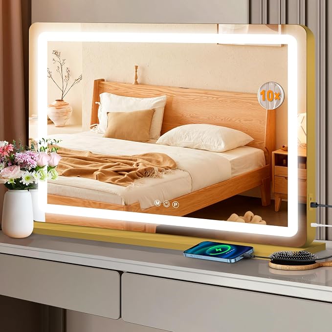 Ratsamee Vanity Mirror with Lights, Led Makeup Mirror, Lighted Makeup Mirror by RATSAMEE