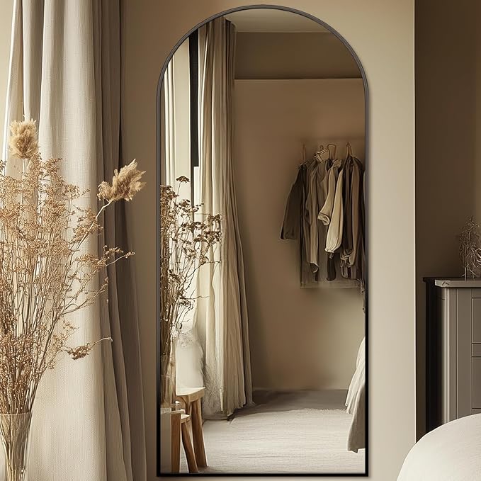 Full Length Mirror, Tall Body Floor Wall Hanging - Image 4