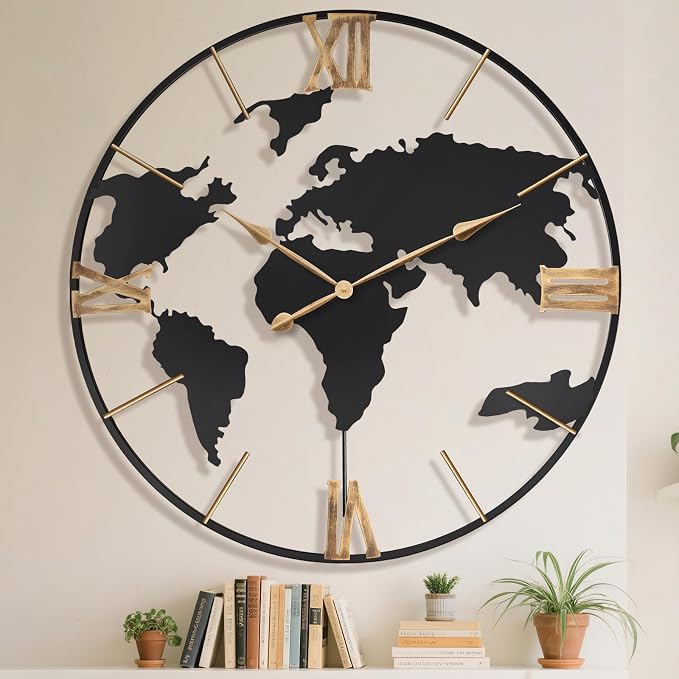 Pytha Sight 36 Inch Oversized Giant Extra Large Modern Decorative Metal World by Pytha+Sight