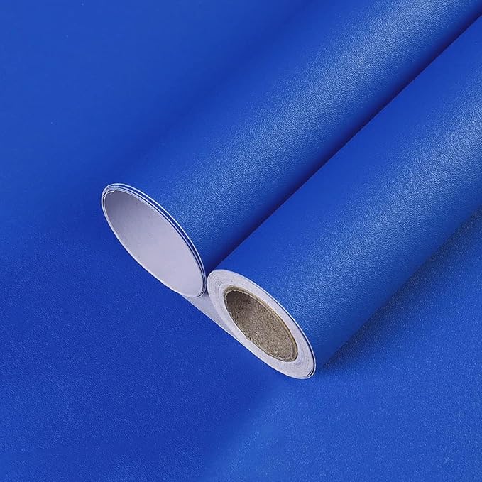 Yancorp 120" Matte Dark Blue Contact Paper Peel and Stick Wallpaper Removable by YancorpHomeDecor