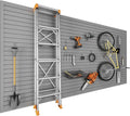 4 x 8 FT Slatwall Panel Garage Wall Organizer, Heavy Duty Slat Wall Paneling by GINCHAIN