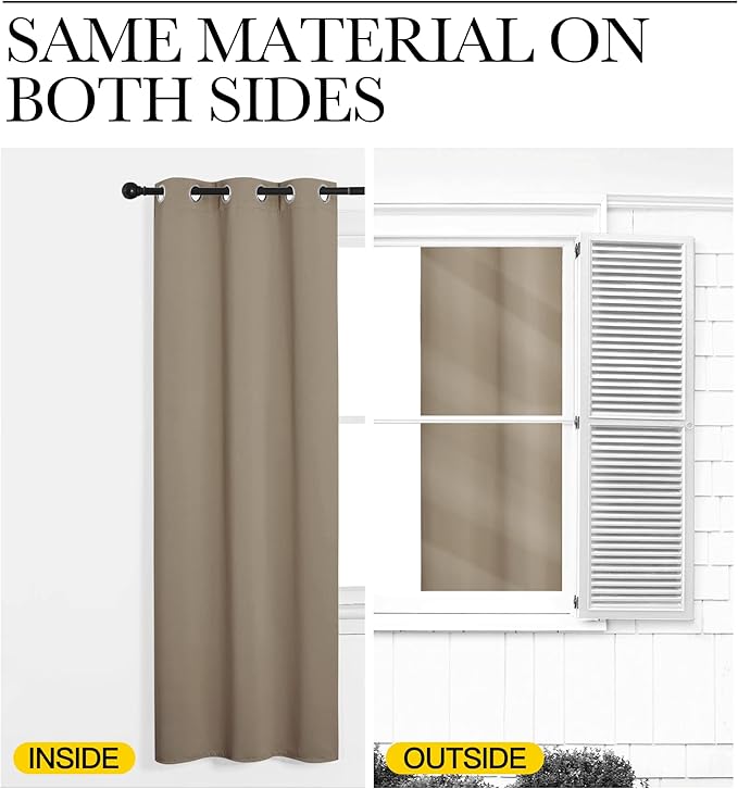 NICETOWN 84 inches Blackout Curtains - Image 6