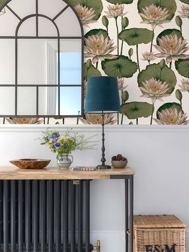Orainege Floral Wallpaper Peel and Stick Floral Contact Paper Boho - Image 9