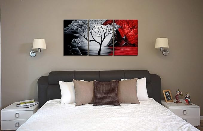 Wieco Art Canvas Wall Art Abstract Pictures - Image 4