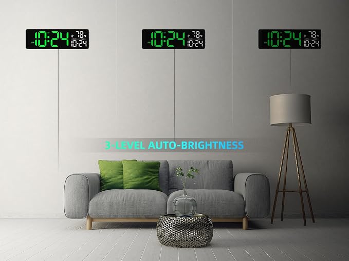 Large LED Digital Wall Clock - Image 6