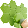16 Pack Self-Adhesive Acoustic Panels 12" X 10" X 0.4" by Dailycooper