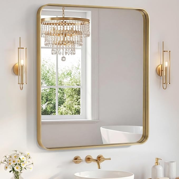 NEWBULIG 36X40 Inch Bathroom Mirror by NEWBULIG