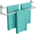 Towel Rack for Bathroom, Double Towel Bar 24Inch, Stainless Steel Bathroom by XEENEW