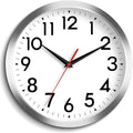 DAXSMY 14 Inch Wall Clock Large Battery Operated Big Silent Non Ticking Analog by DAXSMY