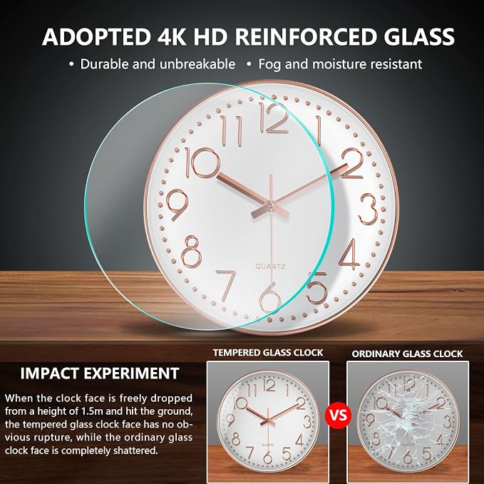 Modern Silent Wall Clock - Image 5