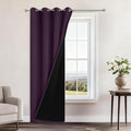 Yakamok 100% Blackout Curtains 84 Inches Long, 2 Thick Layers Heat and Full by Yakamok
