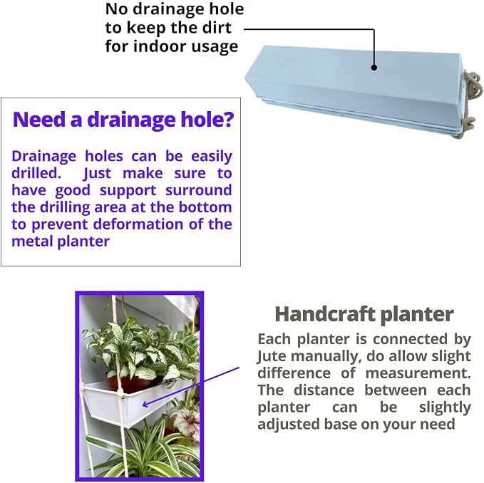 LaLaGreen Hanging Wall Planter - Image 4