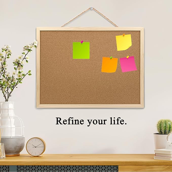 2 Pack Cork Board Bulletin Board, 15.7"X 11.81" inches - Image 3