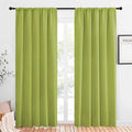 NICETOWN Window Curtains Blackout Drapes, Fresh Green, 1 Pair, 52 by 84-Inch by NICETOWN