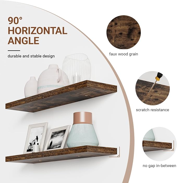 Heimlove 32 Inch Floating Shelves - Image 5