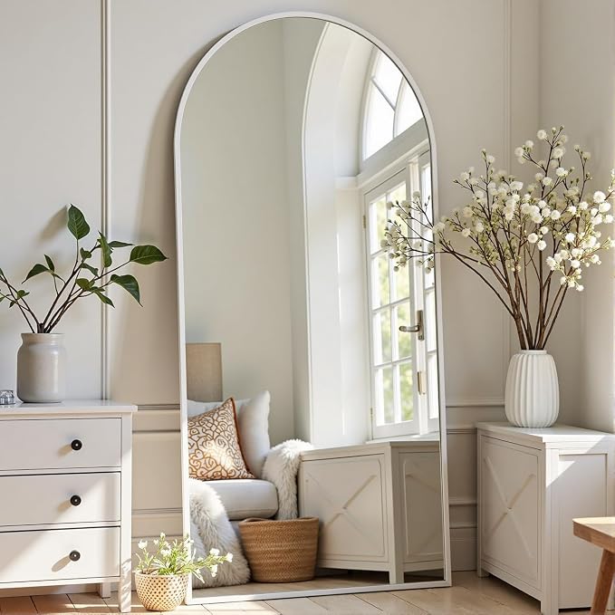 Dewfig Full Length Mirror, Full Body Mirrors - Image 3