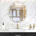 Bathroom Mirrors for Over Sink, Round Frameless Mirrors for Wall, 23.5x27.5 by JACUKO