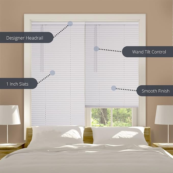 LOTUS & WINDOWARE Cordless Mini Blind, Window Blinds - Image 3
