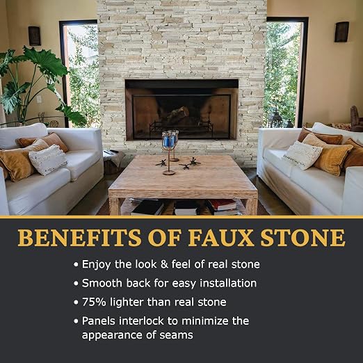 AZ Faux High-Density Polyurethane Faux Stone Interlocking Left Endcap - Image 4