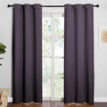 NICETOWN Greyish Purple Blackout Curtains 84 inches Length by NICETOWN