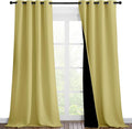 NICETOWN 100% Blackout Blinds, 46 inches x 96 inches, Laundry Room Decor Window by NICETOWN