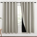 NICETOWN 100% Blackout Window Curtain Panels, Full Light Blocking Drapes by NICETOWN