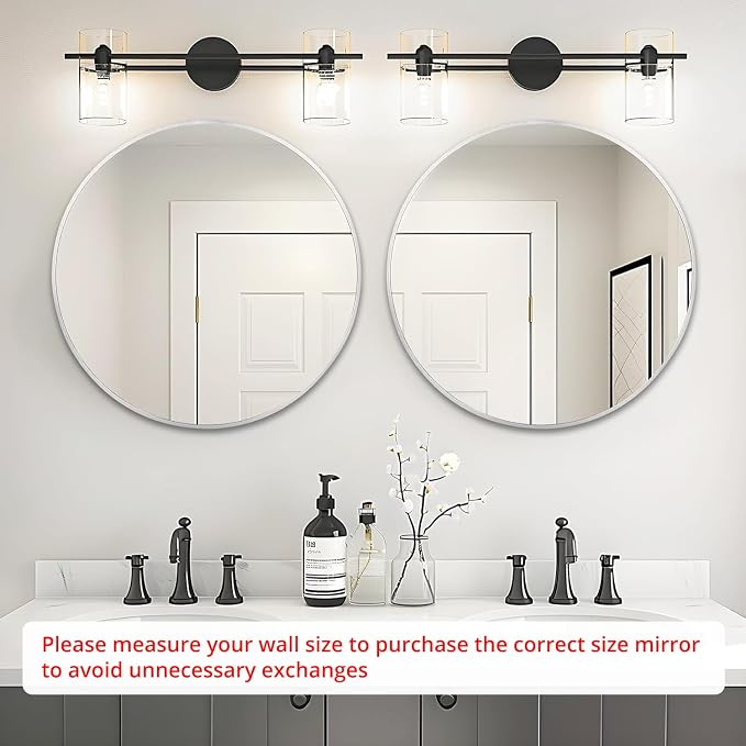 Fabuday Silver Round Mirror 30 Inch - Image 2