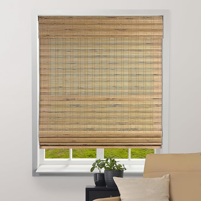 ARLO BLINDS Sheer Bamboo Roman Shades by ArloBlinds