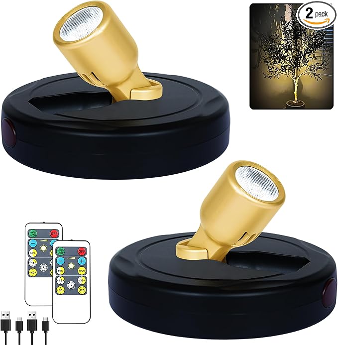 HAMVIDNE LED Spotlight, Rechargeable Battery Spot Lights by HAMVIDNE