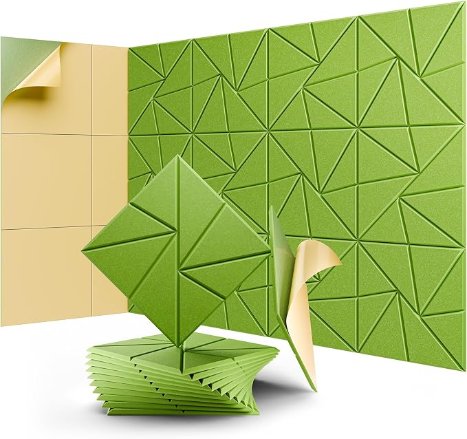 12 Pack Acoustic Panels, Sound Proof Foam Panels by LEIYER