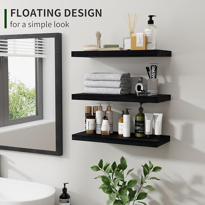 Marsmiles Wood Floating Shelves - Image 3